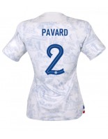 Ranska Benjamin Pavard #2 Vieraspaita Naisten MM-kisat 2022 Lyhythihainen
